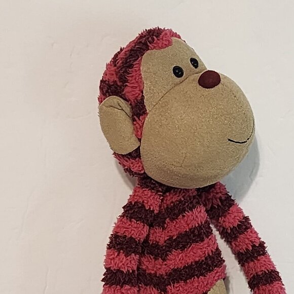 Jellycat Millicent Monkey Plush Toy  Pink Stripes Retired - Picture 6 of 11
